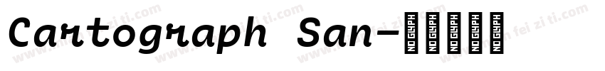 Cartograph San字体转换